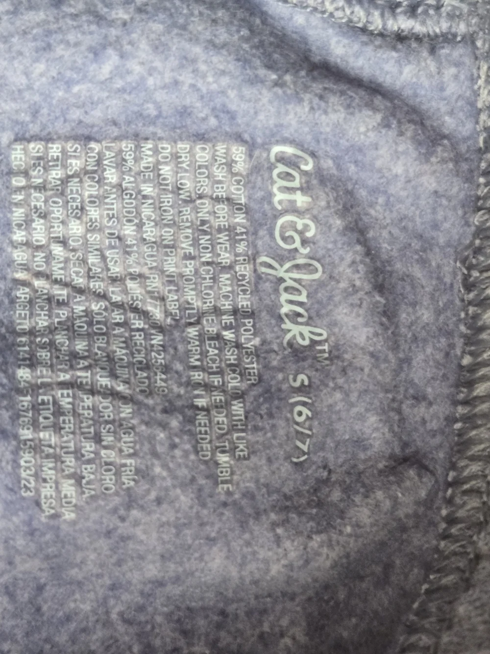 Cat & Jack Blue Gray Kids Jogger Sweatpants
